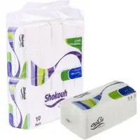 دستمال کاغذی اقتصادی 10 عددی شکوه