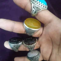 ۵ عدد انگشتر ناب تکی و یکجا