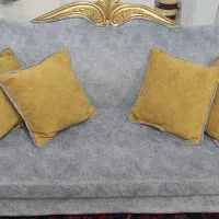 فروش مبل ۷ نفر با میز عسلی جلو مبلی|مبلمان خانگی و میز عسلی|دهلران, |دیوار