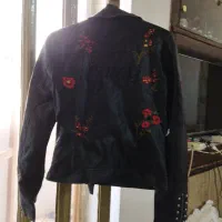 کت تمام چرم با گلدوزی  طرح خاص کاملا نو|لباس|شیراز, مهدی‌آباد|دیوار