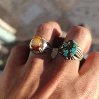 انگشتر باباقوری نقره ۹۲۵|جواهرات|کرج, شهرک اوج|دیوار