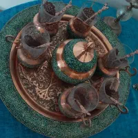 ست چایخوری فیروزه کوب