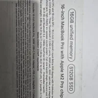 مک بوک m2pro  16 inch  /MNW83LLA|رایانه همراه|بندر ماهشهر, |دیوار