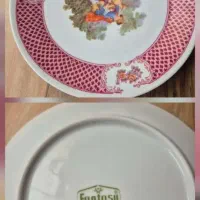 پیش دستی چینی قدیمی قطر ۱۷ سانت