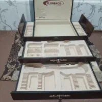 جعبه چوبی قاشق چنگال ۲۴ نفره