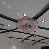 لوستر سقفی کریستالی کم کارکرد|لوستر و چراغ آویز|تبریز, |دیوار