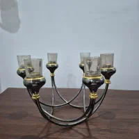 جا شمعی ۶ شعله و ۵ شعله و جام بستنی خوری|صنایع دستی و سایر لوازم تزئینی|ری, دیلمان|دیوار