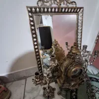 اینه شمعدانی برنز