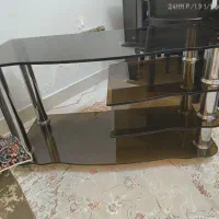 میز تلویزیون شیشه ای