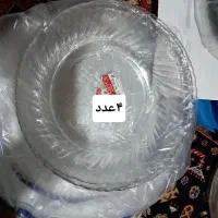 بشقاب شیشه ایی|ظروف سرو و پذیرایی|فلاورجان, |دیوار