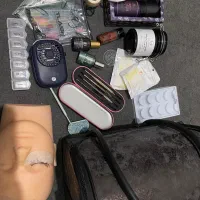 وسایل اکستنشن مژه یک پگ کامل