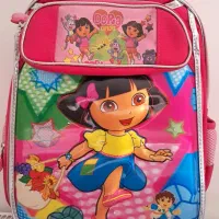 کیف مدرسه دخترانه چراغ دار در حد نو