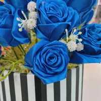 دست گل روبانی|گل مصنوعی|بناب, |دیوار