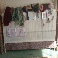 فرش خلچه ماهی نقشه عبدالهی 180لایمانده نصف بشه|فرش|ارومیه, |دیوار