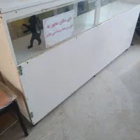 میز و قفسه ام دی اف میز فلزی