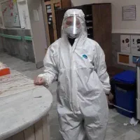 سرهم ضداب تنفسی لباس بیمارستانی