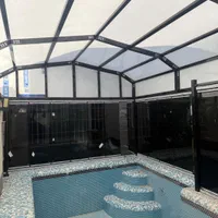 سقف متحرک استخر پاسیو تالار|مصالح و تجهیزات ساختمان|کرج, عظیمیه|دیوار