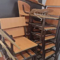 صندلی چوبی دانش آموزی