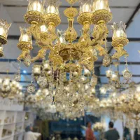 لوستر برنز از عمده فروش بخر|لوستر و چراغ آویز|قم, کاسه گران|دیوار