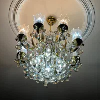 لوستر کریستال|لوستر و چراغ آویز|قزوین, |دیوار