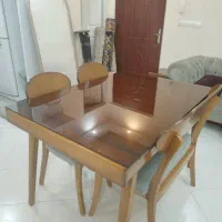 میز نهارخوری چهارنفره|میز و صندلی غذاخوری|گلبهار, شهر جدید گلبهار|دیوار