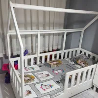 تخت یکنفره مونته سوری با تشک و کاور تشک و روتختی