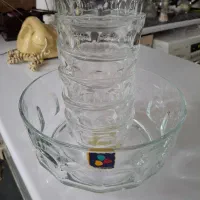 اجیل خوری به همراه 6 تا پیاله اصل فرانسه|ظروف سرو و پذیرایی|گلستان (تهران), |دیوار