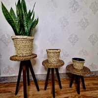 استند حصیری کنار سالنی