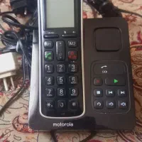تلفن دو گوشی موتورولا  سالم بدون هیچ مشکلی