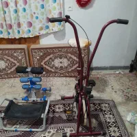 دوچرخه ثابت با دراز نشست سالم