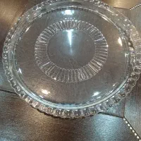 دو عدد سینی بلور