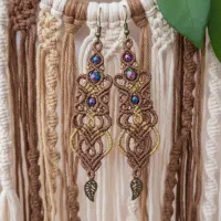 گوشواره میکرومکرومه|بدلیجات|اهواز, فاز ۵ پاداد|دیوار