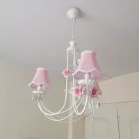 لوستر فلزی سه شعله مدل رز|لوستر و چراغ آویز|گرگان, |دیوار