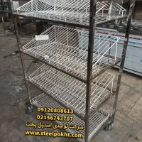 ترولی آبچگان ظروف صنعتی