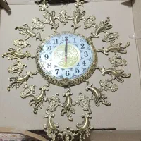 ساعت دیواری برنج کاملا نو
