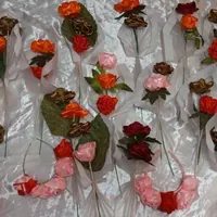 گل روبانی و پروانه ای|گل مصنوعی|دزفول, |دیوار
