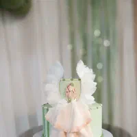 ماکت کیک جشن تکلیف یا تولد،حلقه آویز، بادکنک آرایی