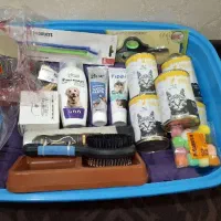 فروش پکیج لوازمات نگهداری و خوراکی سگ و گربه