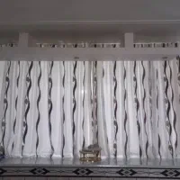 پرده سالم وتمیز در حد نو