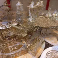 کاسه بشقاب برنز لیلی و مجنون آنتیک برنجیان|صنایع دستی و سایر لوازم تزئینی|ارومیه, |دیوار