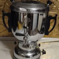 سماور گازی شیوا استیل براق /مدل کلاسیک