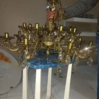 لوستر برنز|لوستر و چراغ آویز|تبریز, |دیوار