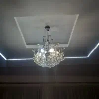 2 تا لوستر کریستال|لوستر و چراغ آویز|پردیس, فاز ۸|دیوار