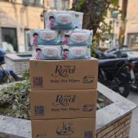 فروش عمده دستمال مرطوب رویال