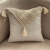 کاور کوسن مکرومه