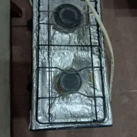 گاز دو شعله رومیزی همراه با میز|اجاق گاز و لوازم برقی پخت‌وپز|بابل, |دیوار