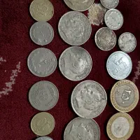 سکهای قدیمی کلکسیونی زمان شاه|کلکسیون سکه، تمبر، اسکناس|بوکان, |دیوار