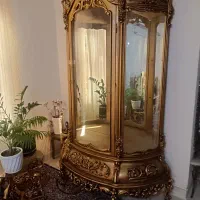 ویترین سلطنتی چوب گردو|بوفه، ویترین، کنسول|کرمانشاه, |دیوار
