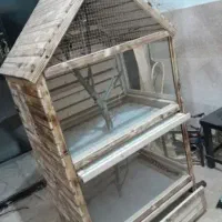 قفس چوبی سایز بزرگ در همه رنگ