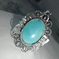 پلاک نقره گردن آویز نقره